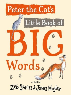 cover image of Peter the Cat's Little Book of Big Words
